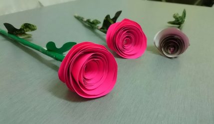 Como fazer rosas de papel com as próprias mãos: Instruções passo a passo para iniciantes (mais de 190 fotos)