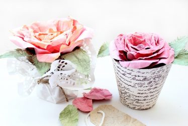 Como fazer rosas de papel com as próprias mãos: Instruções passo a passo para iniciantes (mais de 190 fotos)