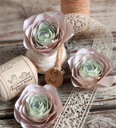 Como fazer rosas de papel com as próprias mãos: Instruções passo a passo para iniciantes (mais de 190 fotos)