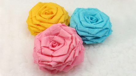 Como fazer rosas de papel com as próprias mãos: Instruções passo a passo para iniciantes (mais de 190 fotos)