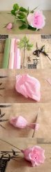 Como fazer rosas de papel com as próprias mãos: Instruções passo a passo para iniciantes (mais de 190 fotos)