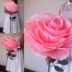 Como fazer rosas de papel com as próprias mãos: Instruções passo a passo para iniciantes (mais de 190 fotos)