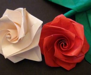 Como fazer rosas de papel com as próprias mãos: Instruções passo a passo para iniciantes (mais de 190 fotos)