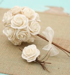 Como fazer rosas de papel com as próprias mãos: Instruções passo a passo para iniciantes (mais de 190 fotos)