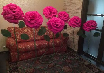 Como fazer rosas de papel com as próprias mãos: Instruções passo a passo para iniciantes (mais de 190 fotos)