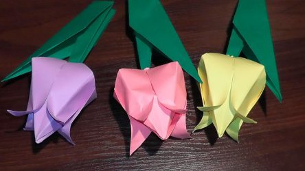 Como fazer rosas de papel com as próprias mãos: Instruções passo a passo para iniciantes (mais de 190 fotos)