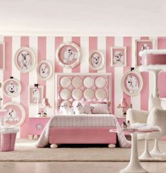 Conto de fadas rosa: 220+ (foto) combinações de opções no interior de salas diferentes
