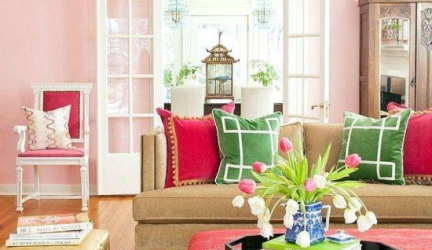 Conto de fadas rosa: 220+ (foto) combinações de opções no interior de salas diferentes