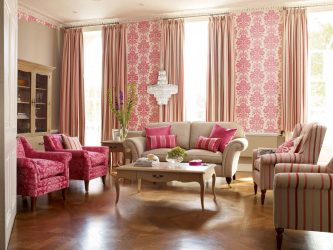 Conto de fadas rosa: 220+ (foto) combinações de opções no interior de salas diferentes