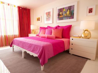Conto de fadas rosa: 220+ (foto) combinações de opções no interior de salas diferentes