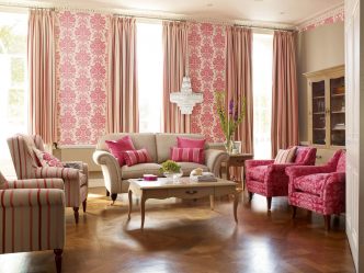 Conto de fadas rosa: 220+ (foto) combinações de opções no interior de salas diferentes