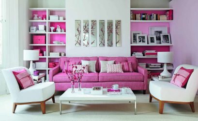 Conto de fadas rosa: 220+ (foto) combinações de opções no interior de salas diferentes