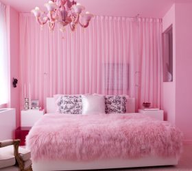Conto de fadas rosa: 220+ (foto) combinações de opções no interior de salas diferentes