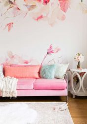 Conto de fadas rosa: 220+ (foto) combinações de opções no interior de salas diferentes