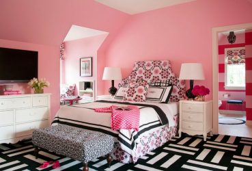 Conto de fadas rosa: 220+ (foto) combinações de opções no interior de salas diferentes