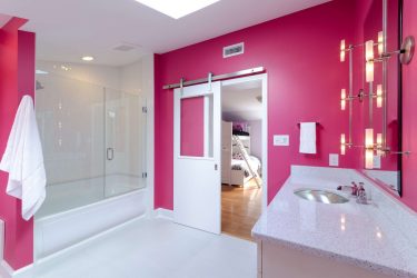 Conto de fadas rosa: 220+ (foto) combinações de opções no interior de salas diferentes