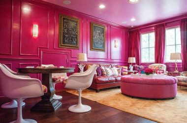 Conto de fadas rosa: 220+ (foto) combinações de opções no interior de salas diferentes