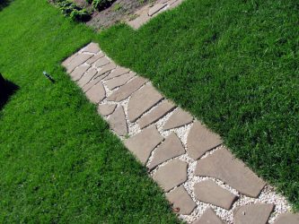 Como é bonito fazer caminhos de jardins com as próprias mãos a baixo custo? Mais de 180 fotos de opções suburbanas de diferentes materiais (telhas, plástico, borracha)