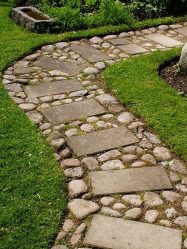 Como é bonito fazer caminhos de jardins com as próprias mãos a baixo custo? Mais de 180 fotos de opções suburbanas de diferentes materiais (telhas, plástico, borracha)