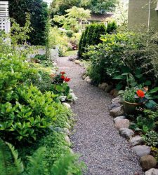Como é bonito fazer caminhos de jardins com as próprias mãos a baixo custo? Mais de 180 fotos de opções suburbanas de diferentes materiais (telhas, plástico, borracha)