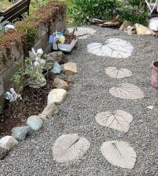 Como é bonito fazer caminhos de jardins com as próprias mãos a baixo custo? Mais de 180 fotos de opções suburbanas de diferentes materiais (telhas, plástico, borracha)