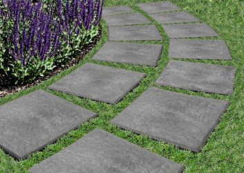 Como é bonito fazer caminhos de jardins com as próprias mãos a baixo custo? Mais de 180 fotos de opções suburbanas de diferentes materiais (telhas, plástico, borracha)