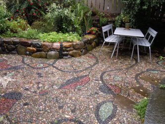 Como é bonito fazer caminhos de jardins com as próprias mãos a baixo custo? Mais de 180 fotos de opções suburbanas de diferentes materiais (telhas, plástico, borracha)