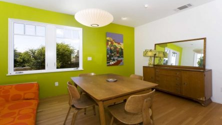 A combinação de cor verde clara em modernos interiores modernos: 185+ (Foto) Design para a cozinha, sala de estar, quarto