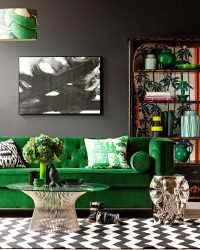 A combinação de cor verde clara em modernos interiores modernos: 185+ (Foto) Design para a cozinha, sala de estar, quarto
