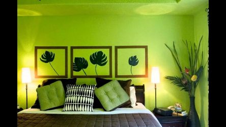 A combinação de cor verde clara em modernos interiores modernos: 185+ (Foto) Design para a cozinha, sala de estar, quarto
