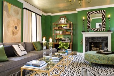 A combinação de cor verde clara em modernos interiores modernos: 185+ (Foto) Design para a cozinha, sala de estar, quarto