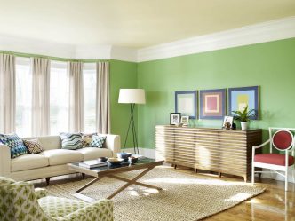 A combinação de cor verde clara em modernos interiores modernos: 185+ (Foto) Design para a cozinha, sala de estar, quarto