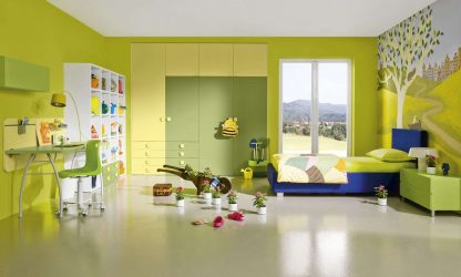 A combinação de cor verde clara em modernos interiores modernos: 185+ (Foto) Design para a cozinha, sala de estar, quarto