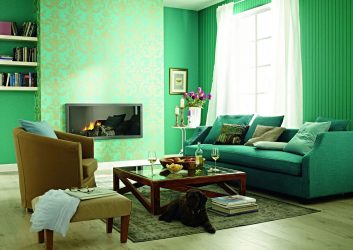 A combinação de cor verde clara em modernos interiores modernos: 185+ (Foto) Design para a cozinha, sala de estar, quarto