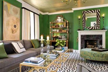 A combinação de cor verde clara em modernos interiores modernos: 185+ (Foto) Design para a cozinha, sala de estar, quarto