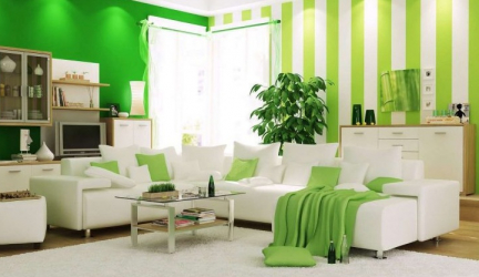 A combinação de cor verde clara em modernos interiores modernos: 185+ (Foto) Design para a cozinha, sala de estar, quarto
