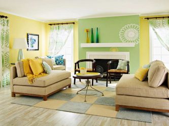 A combinação de cor verde clara em modernos interiores modernos: 185+ (Foto) Design para a cozinha, sala de estar, quarto