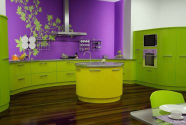 A combinação de cor verde clara em modernos interiores modernos: 185+ (Foto) Design para a cozinha, sala de estar, quarto