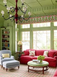 A combinação de cor verde clara em modernos interiores modernos: 185+ (Foto) Design para a cozinha, sala de estar, quarto