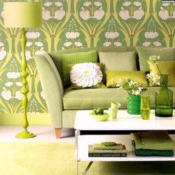A combinação de cor verde clara em modernos interiores modernos: 185+ (Foto) Design para a cozinha, sala de estar, quarto