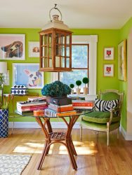 A combinação de cor verde clara em modernos interiores modernos: 185+ (Foto) Design para a cozinha, sala de estar, quarto