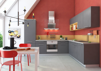 Cozinha cinza: 50 tons de variações interiores. 250+ combinações (foto) no design