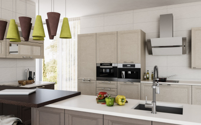 Cozinha cinza: 50 tons de variações interiores. 250+ combinações (foto) no design