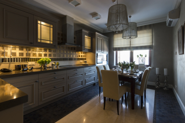 Cozinha cinza: 50 tons de variações interiores. 250+ combinações (foto) no design