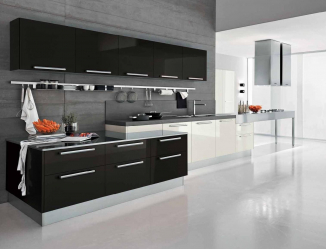 Cozinha cinza: 50 tons de variações interiores. 250+ combinações (foto) no design