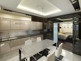 Cozinha cinza: 50 tons de variações interiores. 250+ combinações (foto) no design
