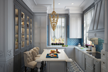 Cozinha cinza: 50 tons de variações interiores. 250+ combinações (foto) no design