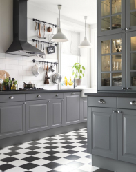 Cozinha cinza: 50 tons de variações interiores. 250+ combinações (foto) no design