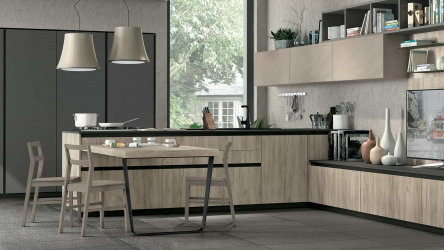 Cozinha cinza: 50 tons de variações interiores. 250+ combinações (foto) no design