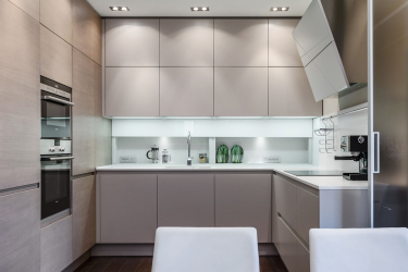 Cozinha cinza: 50 tons de variações interiores. 250+ combinações (foto) no design